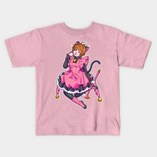 Kitty Sakura Kids T-Shirt